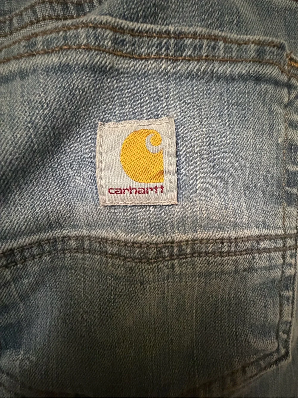 Carhartt Rugged Flex B02804 Relaxed Fit Jeans Men’s 38x36 Blue Denim Workwear